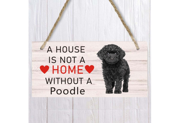 1pc Dog Accessories Decor  It's Not A Home Without A Pomeranian  Wooden  Plaque