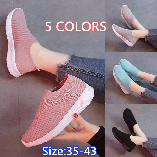 Ladies Casual shoes Comfortable Hollow Lightweight Non-slip