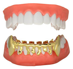 goldplated, grillz, necklacesamppendant, Jewelry