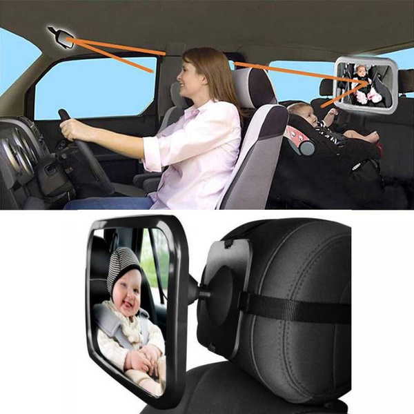 1X Car Truck Easy View Rear Back Seat Baby Child Safety Mirror Suction Mirror VQ 