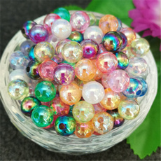 8mm 100pcs AB Color Crystal Glass Beads for Jewelry Making Faceted Clear DIY Beads Loose Jewerly,earring ,necklace ,Hair Hoop DIY