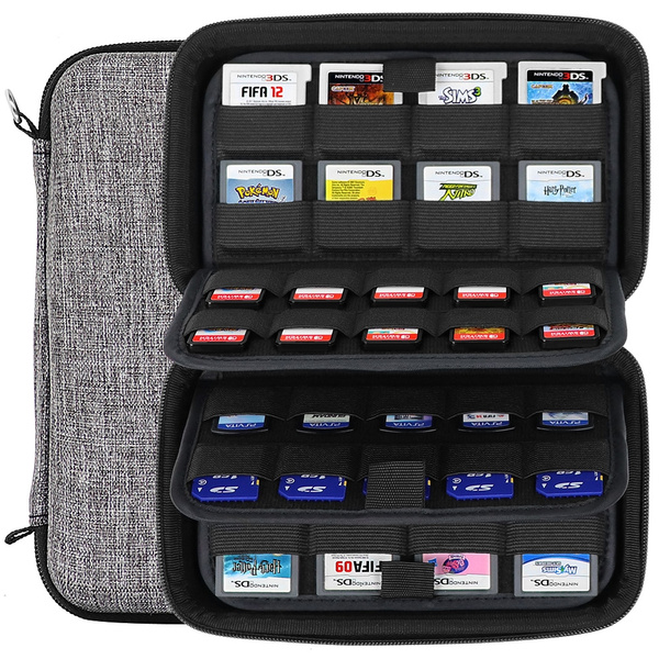 72 Games Holder Cartridges Case for 40 Nintendo Switch Sony Ps Vita Games (or SD Cards) and 32 Nintendo 3DS DS Games | Wish