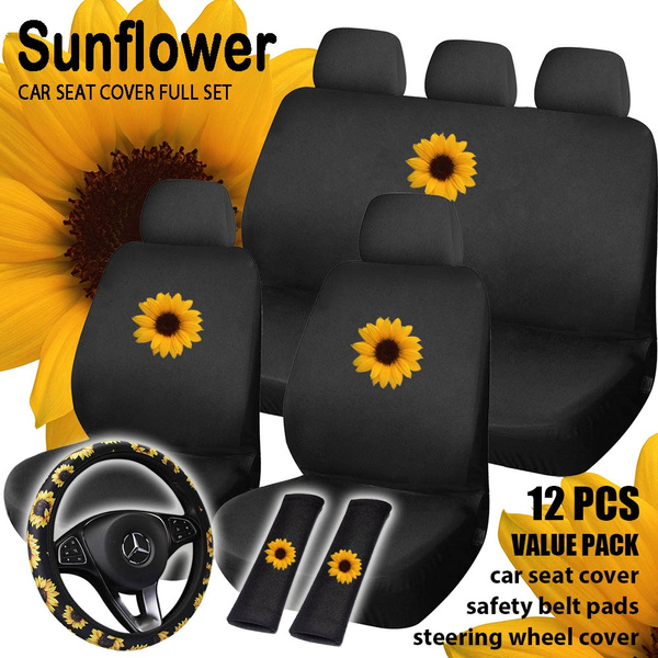 Sunflower Universal 12pcs Full Set Value Combo Pack Car Cover