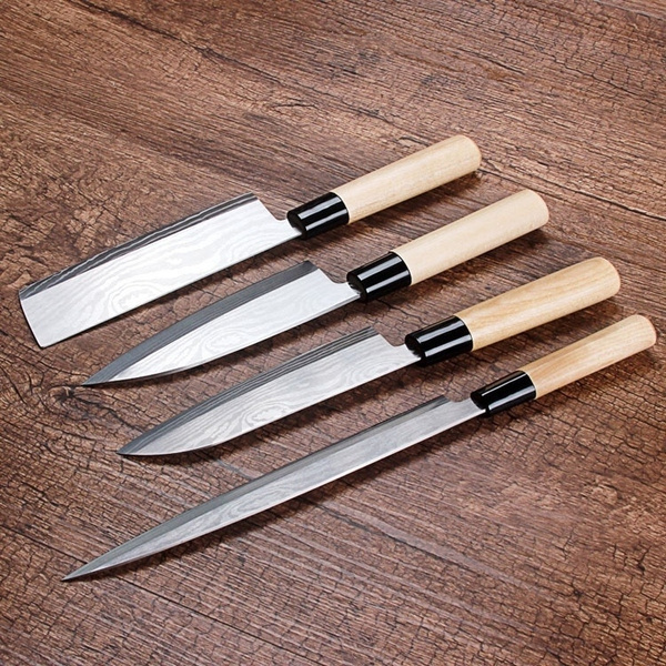Japanese Knife Set Sashimi Knife Sets Kitchen Knife Kit Kitchen Knives Sets  Polishing Stainless Steel Kitchen Knife Sets Sushi Knife Set Chef Knife Set  Fish Knife Set Cleaver Slicing Knife Set Utility