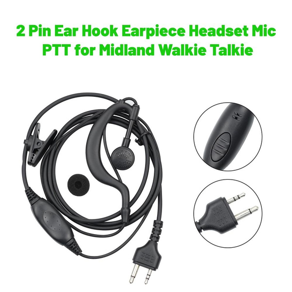 Midland G9 Walkie Talkie Headset, Earpiece Headset Midland