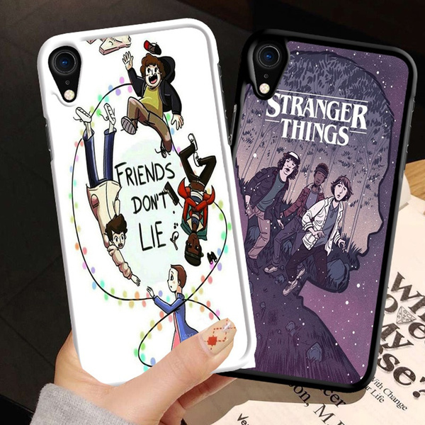 Stranger Things Phone Case Design Friends Don t Lie Lantern Hard Plastics Case Cover for Iphone Samsung Huawei