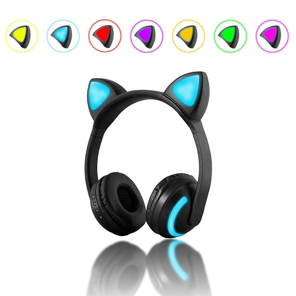 Gaming Headphones Cat Ears, Stereo Gaming Headset Cat Ear