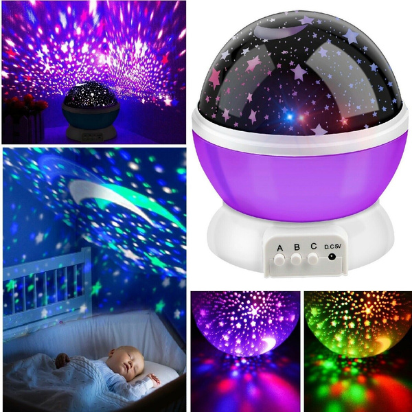 Autism Calming Sensory LED Light Projector Lamp Kit Special Needs Children Gift 
