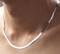 Sterling, Men  Necklace, sterling silver, Chain