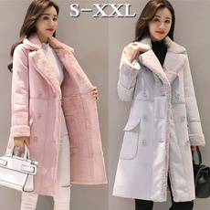 Fashion, velvet, womens coats, Long Coat