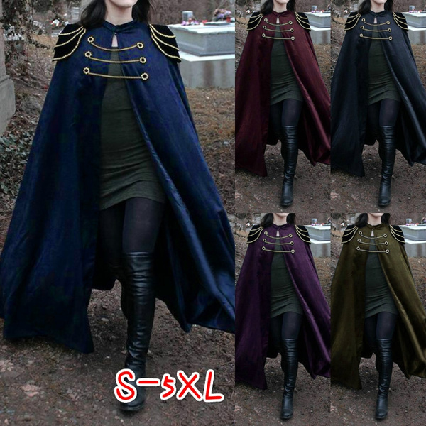 velvet cape coat