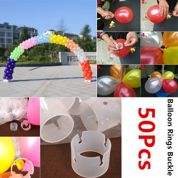 50PCS Balloon Buckle Clips, Balloon Accessories, Party Supplies