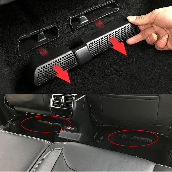 Car Air Vent Cover for 2017 2018 Sko-da Kodiaq Karoq Rear Seat Air Conditioning Outlet Cover 2 Pieces by Poweka