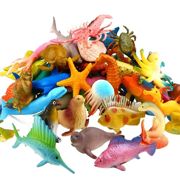 Ocean Sea Animal, 52 Pack Assorted Mini Vinyl Plastic Animal Toy Set, Realistic Under The Sea Life Figure Bath Toy for Child Educational Party Cake Cupcake Topper,Octopus Shark Otter | Wish Ocean Sea Animal, 52 Pack Assorted Mini Vinyl Plastic Animal Toy Set, Realistic Under The Sea Life Figure Bath Toy for Child Educational Party Cake Cupcake Topper,Octopus Shark Otter | Wish