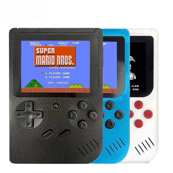 G3602 Blue Retro Portable Rechargeable Mini Game Console 8-Bit 400