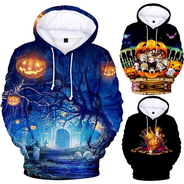 3D Printed Fashion Halloween Hoodie Unisex Men s Women s Hoodies