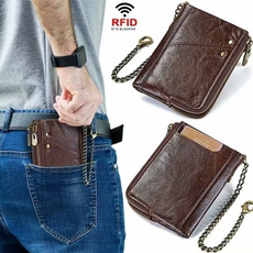leather wallet, Shorts, Chain, Zip