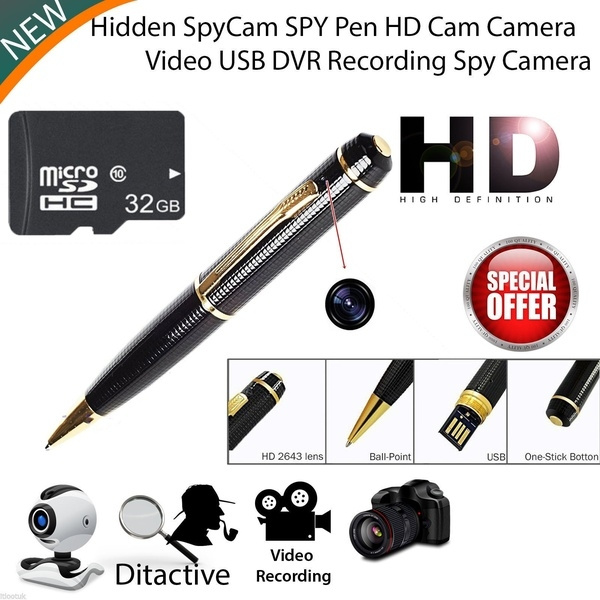 32GB Spy Hidden Camera Pen HD 1080P Video DV/DVR Camcorder Recorder Security Cam 