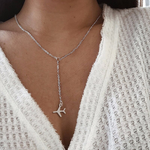 Dainty Airplane Necklace, Gold Plane Necklace Travel Necklace, Travel Lover  Gift Airplane Charm, Silver Airplane Necklace, Plane Pendant - Etsy Norway