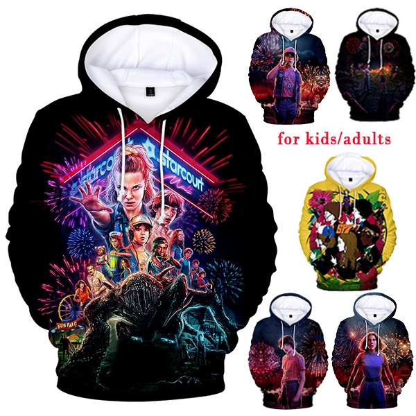 Stranger things best sale boys hoodie