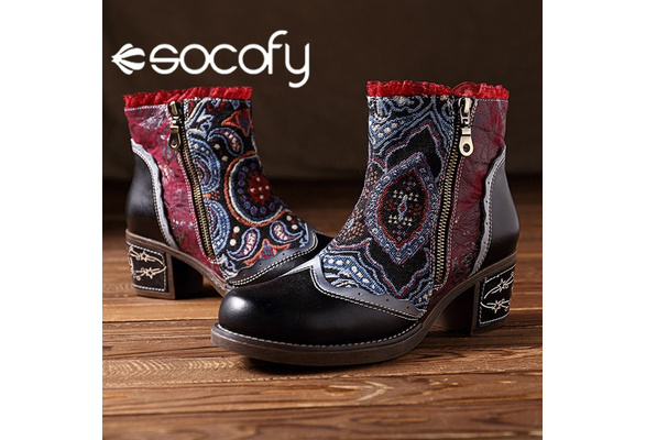 socofy ankle boots