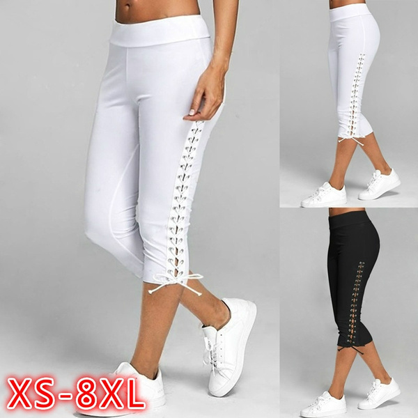 Cropped trousers hot sale with tights