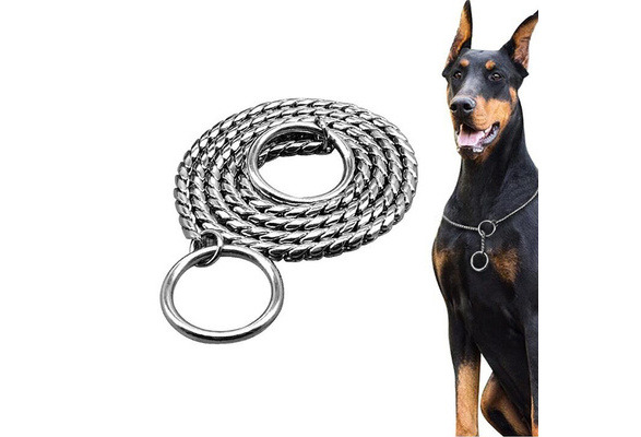 doberman chain collars