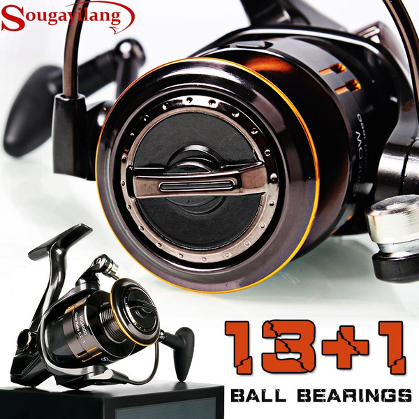 Sougayilang Fishing Reels 13+1 Ball Bearings Super Smooth