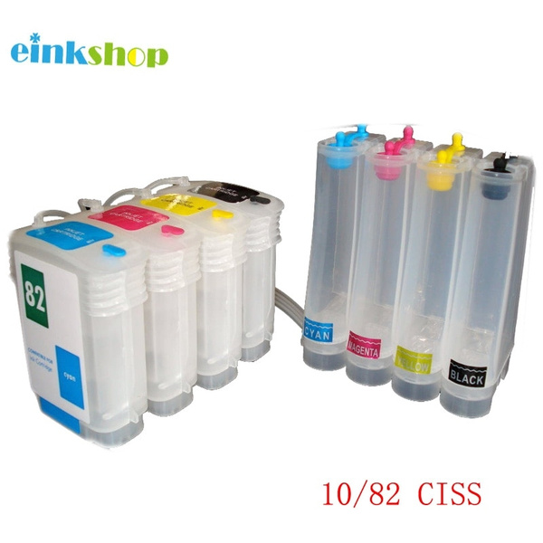 einkshop Brand 1set for hp10 82 empty ciss ink system for HP