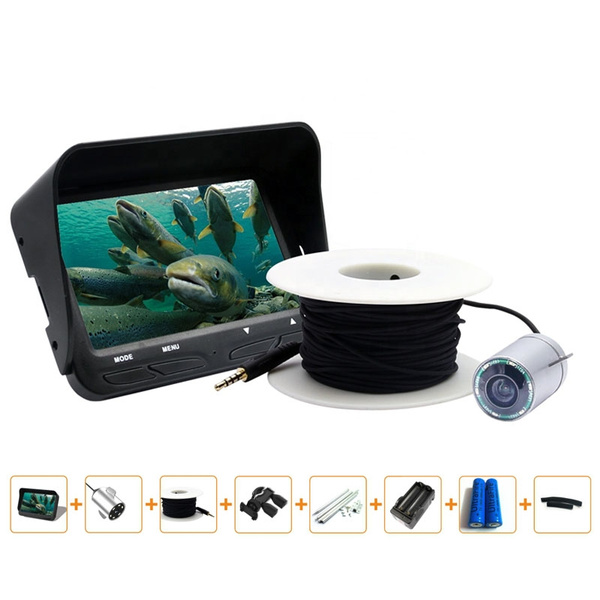 New LCD Underwater Camera Night Vision Fishing Camera Video Recording Fishing  Rod Monitoring System Video