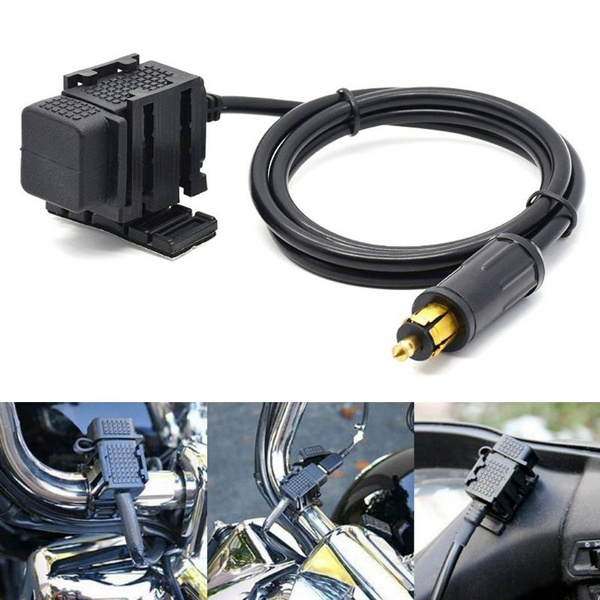 motorcycle din plug usb