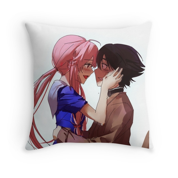 Gasai Yuno Mirai Nikki pillow case without pillow inner s Wish