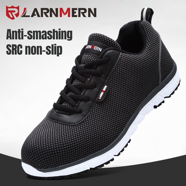 Larnmern mens steel 2025 toe safety trainers