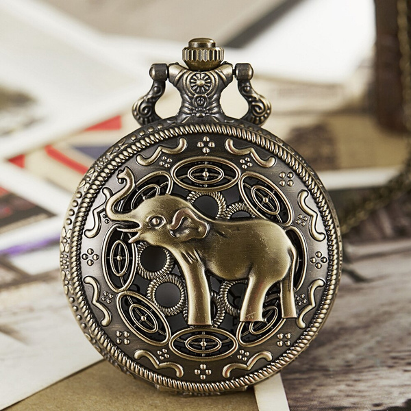 elephant fob watch