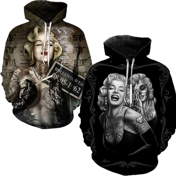 hoodie marilyn monroe