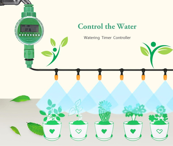 Intelligent Garden Watering Timer Automatic Flowers Irrigation ...
