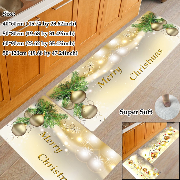 Soft Christmas Runner Rugs For Hallway Kitchen, Non-slip Long