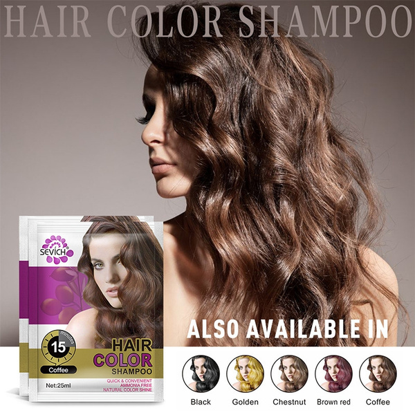 1 Pc Hair Shampoo Hair Colour Cream Chestnut Hair Color Dye Cream Natural Hair  Dye Temporary Paint for Hair | Wish
