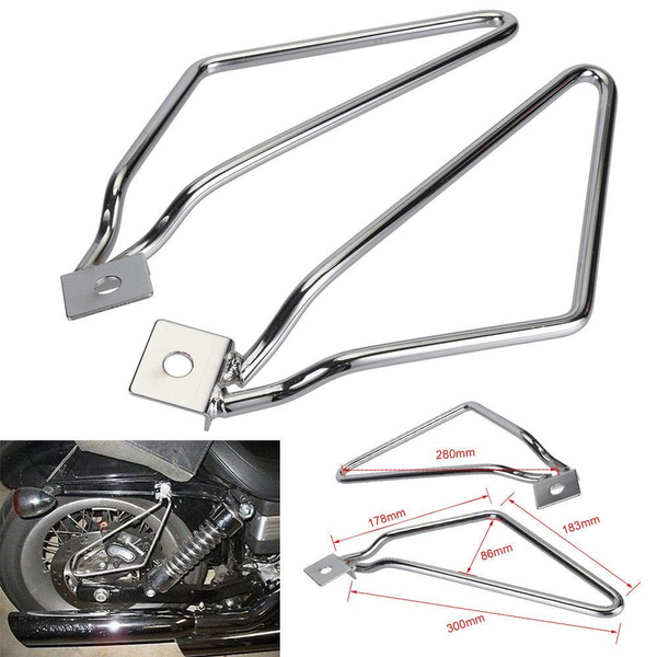 Saddle bag hot sale brackets motorcycle