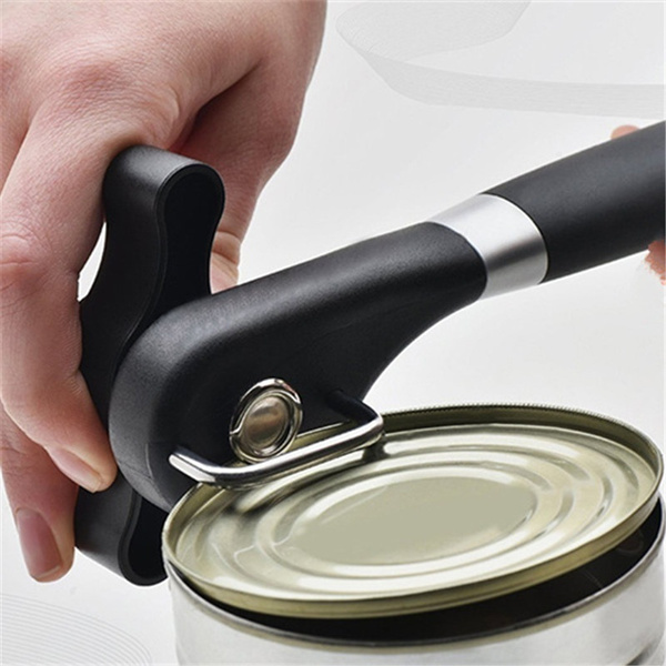 New Multifunction Can Opener Stainless Steel Safety Side Cut