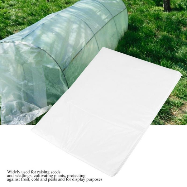 Greenhouse Clear Plastic Polyethylene Sheeting Cover Outdoor Garden Plant Protection Wish Cover Outdoor Garden Plant Protection, How To Cover Garden With Plastic