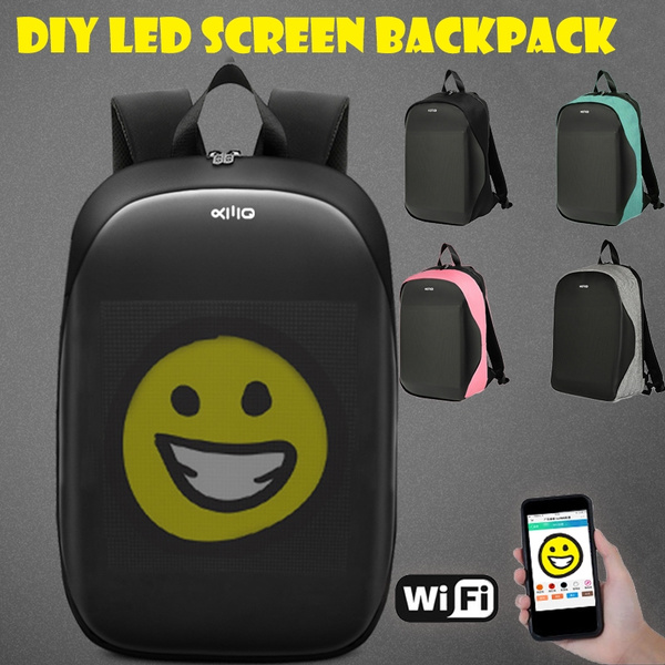 KWQ Novelty Smart LED Backpack Fashion Black India | Ubuy