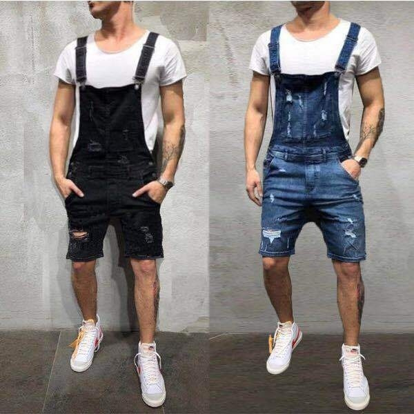 Summer Women's Fashion Denim Ripped Hole Jeans Overalls Slim Fit Trousers  Ladies Straps Denim Jumpsuit Dungaree Romper Trousers S-5XL | Wish