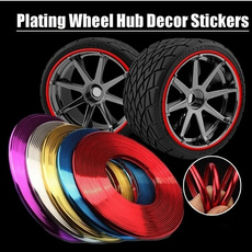 Car Vehicle Colorful Wheel Rims Protector Tire Guard Line Rubber Moulding Trim