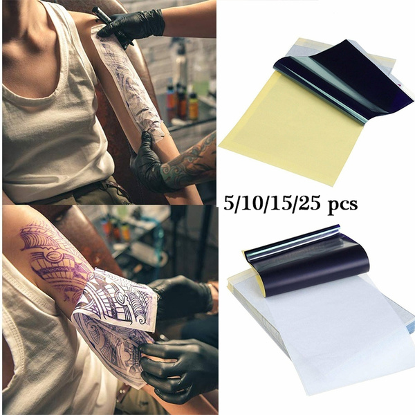 5/10/15/25 pcs Tattoo Transfer Paper Thermal Carbon Transfer Stencil Paper