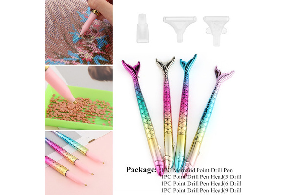 13Pcs 5D Diamond Painting Tool Point Drill Pen Sewing Cross Stitch Accessories