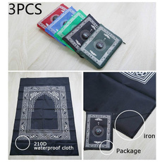 prayermuslim, zipperbag, portablemat, Waterproof