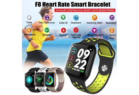 F8 Smart Watch Heart Rate Watch Fitness Sports IP67 Waterproof