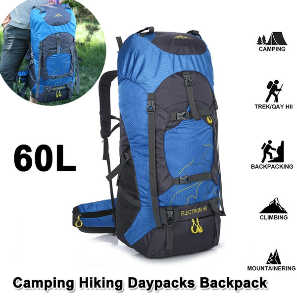 Details about   60L Outdoor Backpack Hiking Bag Camping Travel Waterproof Mountaineering Pack en