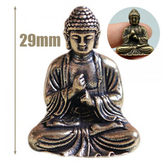 Brass, buddhastatue, Home Decor, Chinese